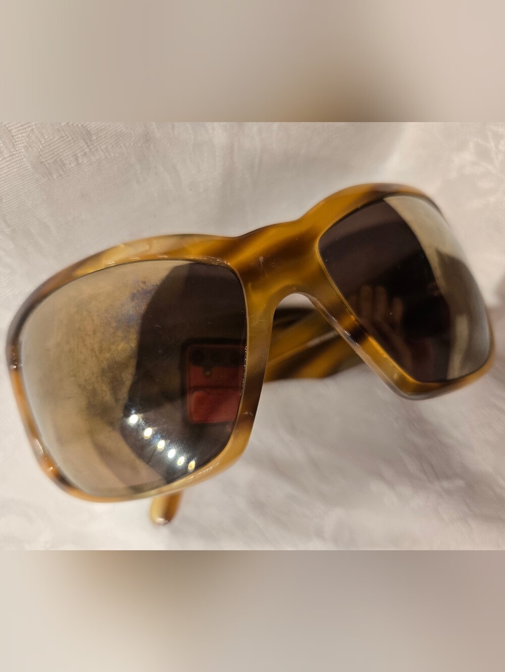 VERSACE ITALY Women's Tortoiseshell Brown Sunglasses - Stylish Accessory